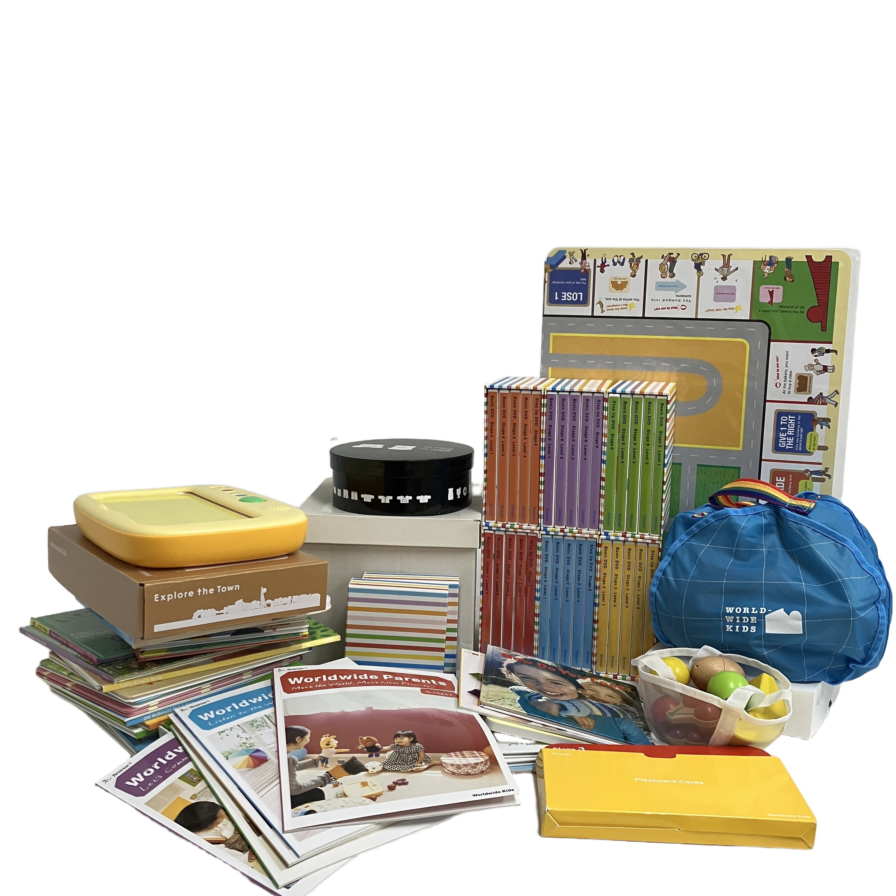 【中古】 Benesse Worldwide Kids DVD 付属絵本 Stage1-6 セット 2019-2020年頃 ベネッセ ワールドワイドキッズ 英語 機材 ジャンク O11237204｜ReRe（安く買えるドットコム）