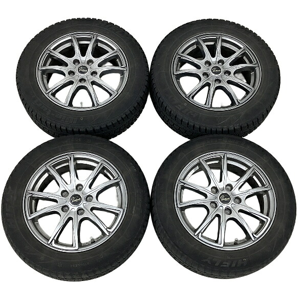 【中古】 verthandi 16x6 1/2J 16インチ 5穴 205/60R16 92H アルミ スタッドレスタイヤ ホイール 4本セット 中古 M11087346