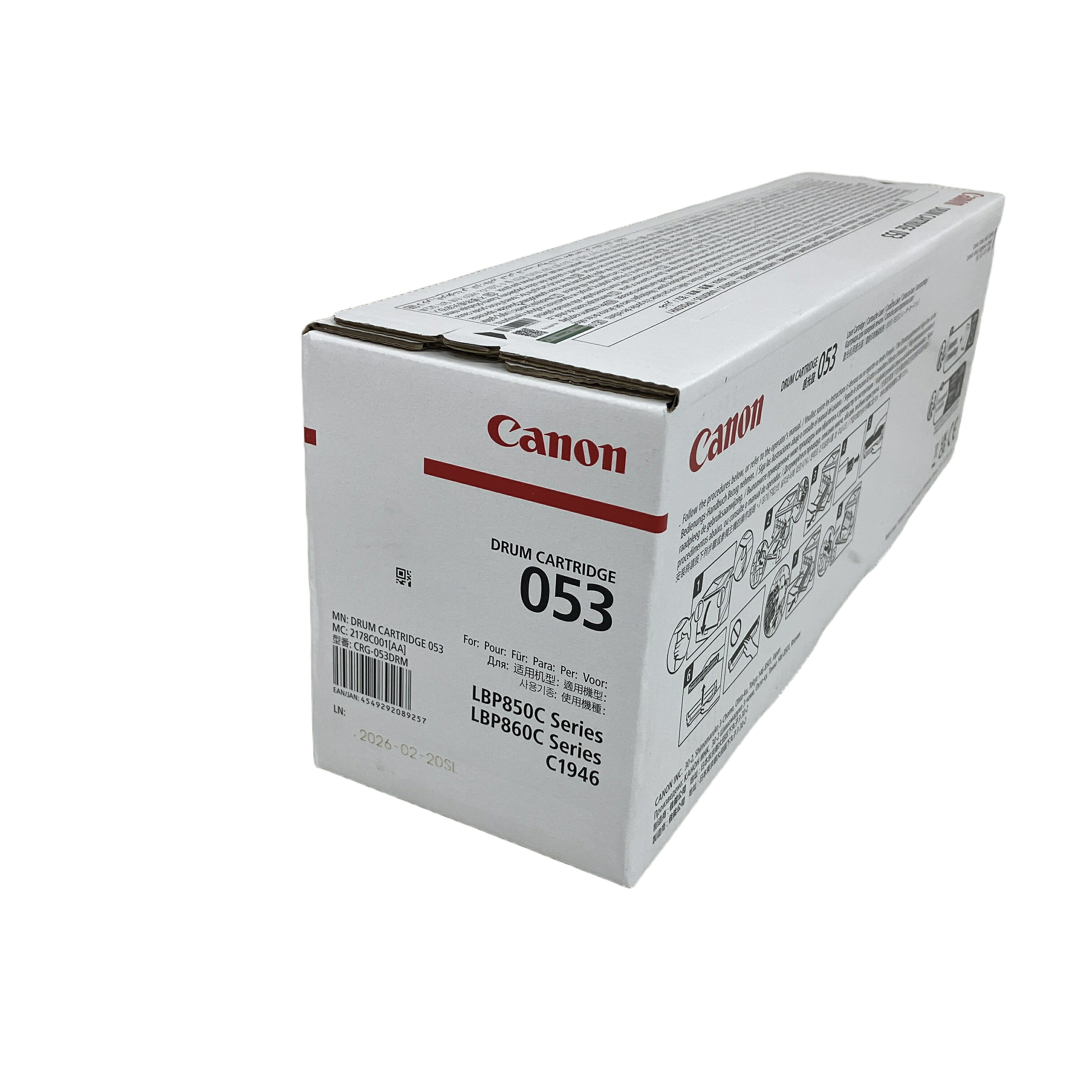未当てはめる 【中古】 CANON CRG-053DRM 完全無欠トナーカートリッジ 未当てはめる  K11328935