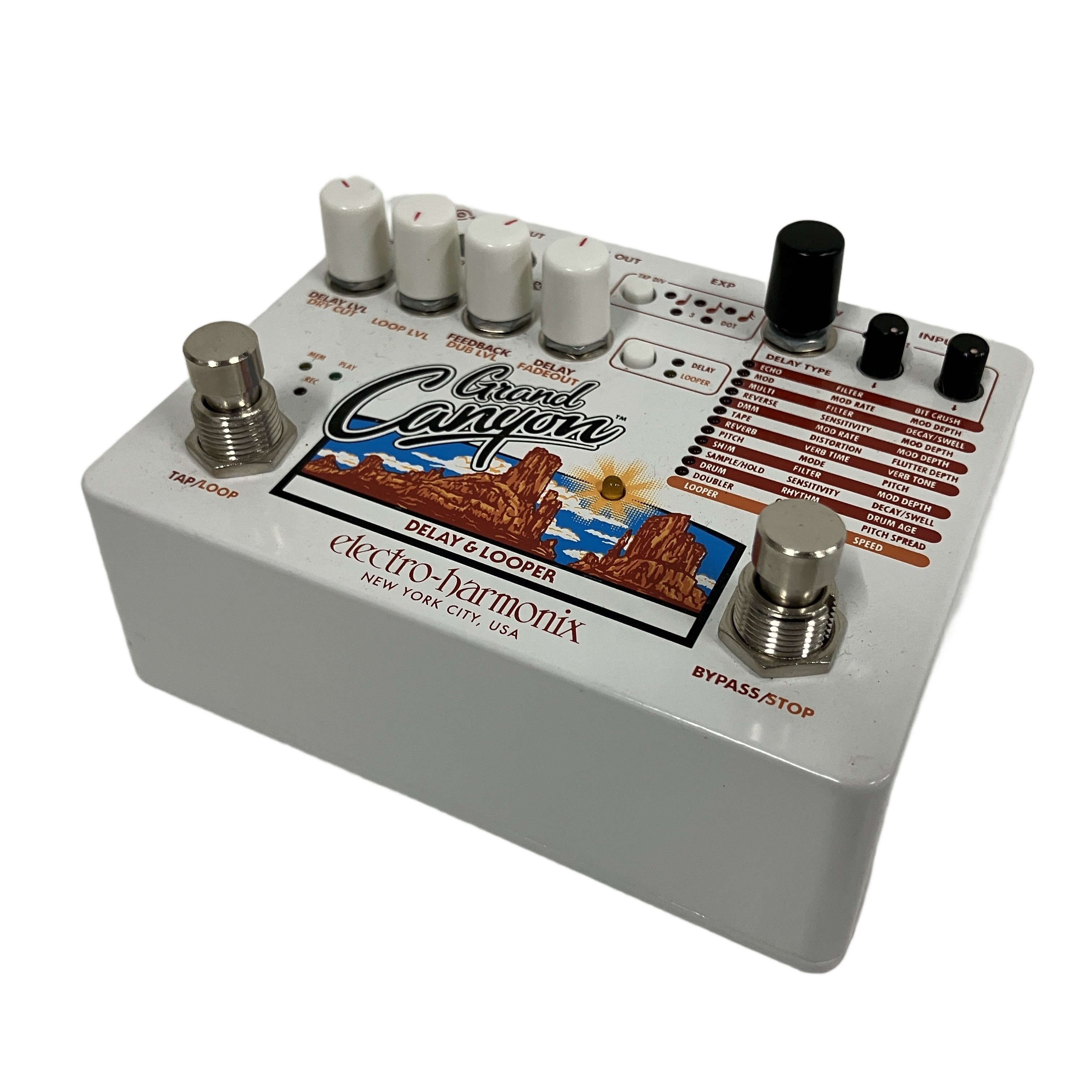 【中古】 ELECTRO-HARMONIX Grand Canyon Delay & Looper 多機能ディレイ ルーパー B11089122