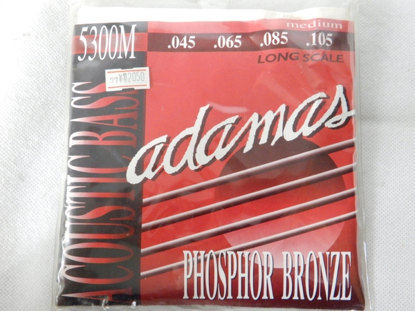 楽天市場 未使用 中古 Adamas アダマス Acoustic Bass 5300m Long Scale Phosphor Bronze ギター 弦 K3357036 Rere 安く買えるドットコム