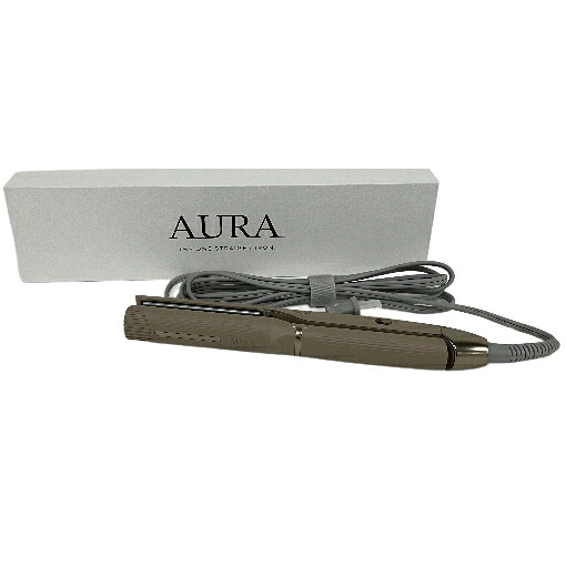 未使用 【中古】 AURA オーラ THE ONE STRAIGHT IRON LM-1236-BE ストレートヘアアイロン ベージュ 開封済 未使用 B11029651
