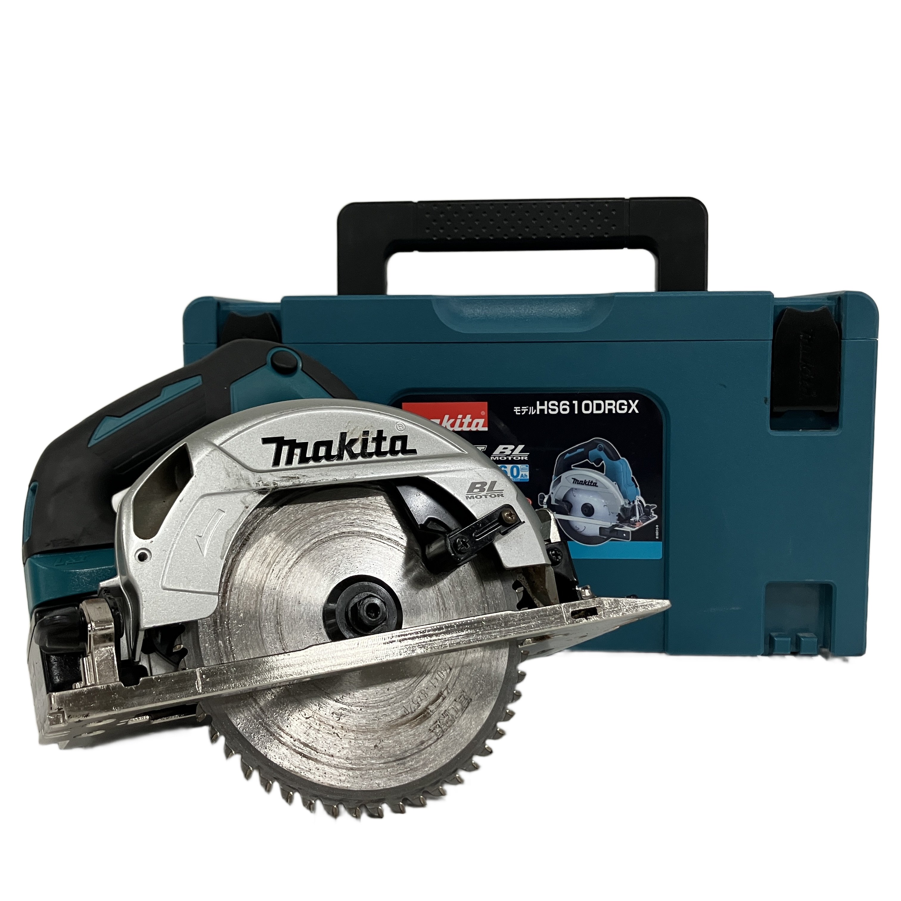 【中古】 makita HS610DRGX 充電式マルノコ 155-165mm 純正バテリー1個 マキタ 中古 B11120972
