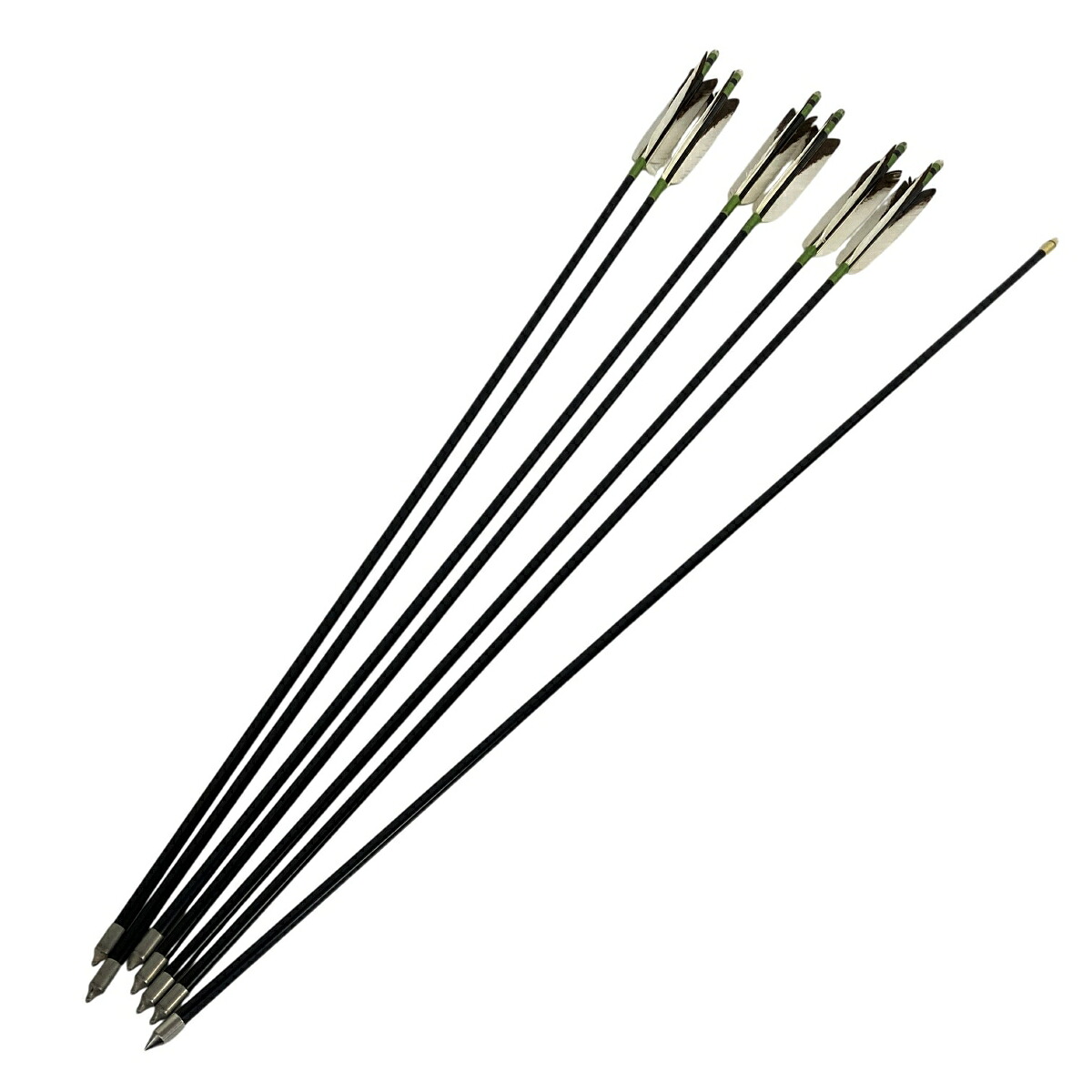 【中古】 EASTON XX75 1813 ジュラルミン矢 6本 弓道 羽皆無立て坑 足し加える7本仕掛ける 入れもの付き添い人  T11323707