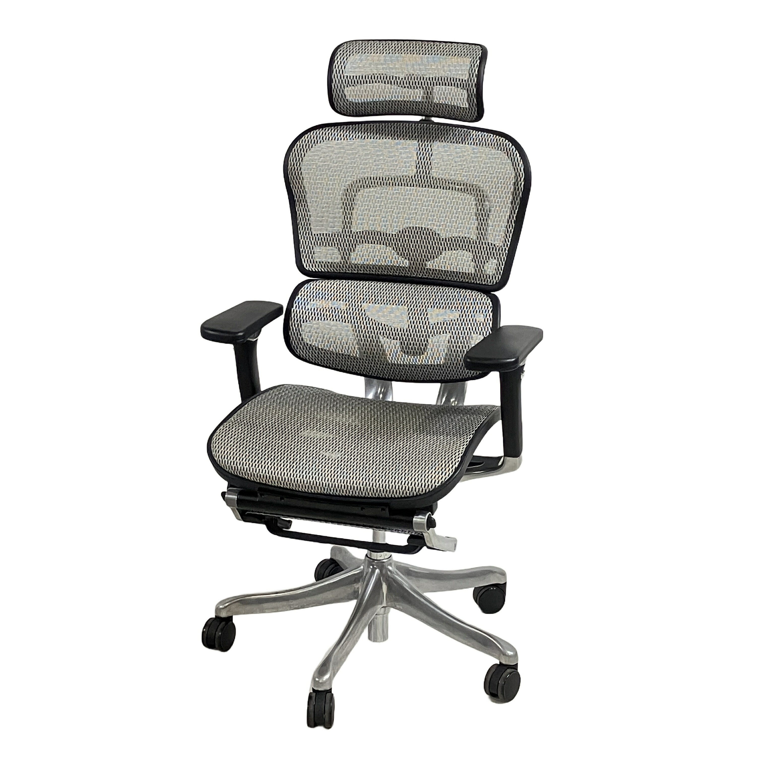 【中古】 Ergohuman PRO Ottoman エルゴヒューマン 労働者階級 オットマン 事務室女性議長 ヘッドレスト付【大型】 T11302483