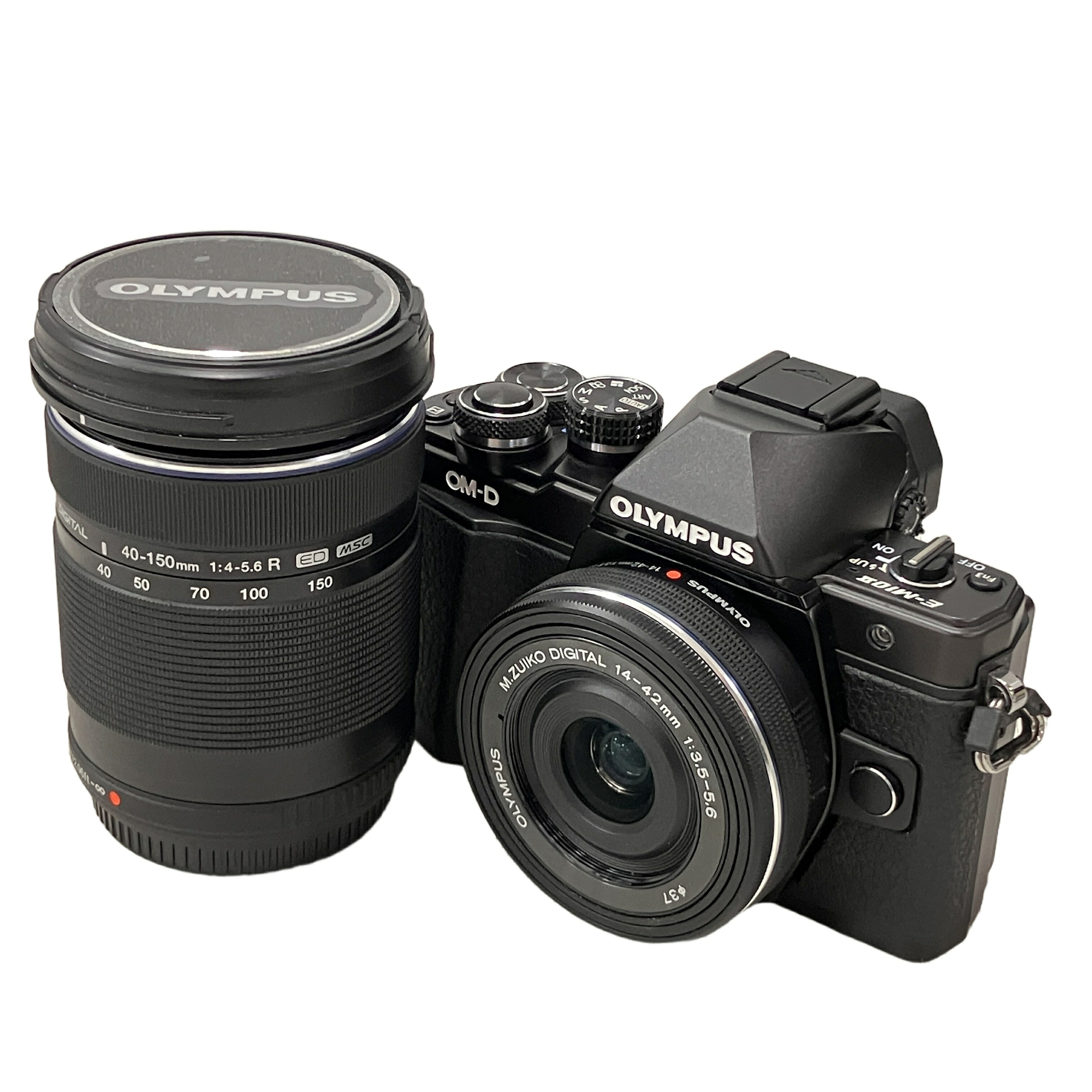 【中古】 OLYMPUS OM-D E-M10 Mark II 14-42粍 EZ 40-150粍 銀鏡受け答え一眼写真機 ダブルズームキット 中古  H11272802