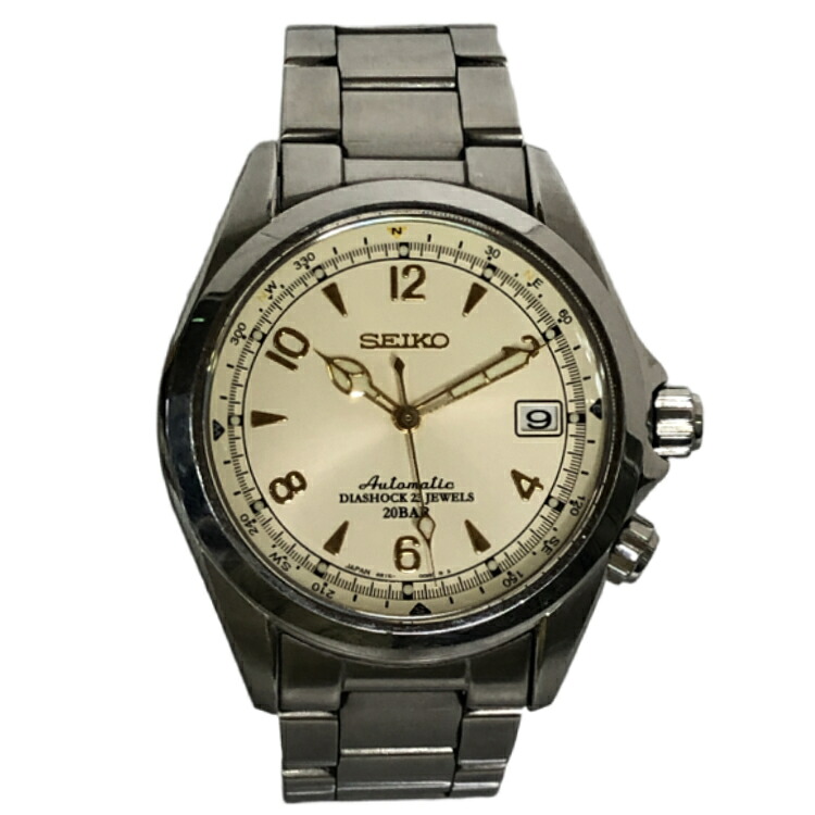 【中古】 SEIKO セイコー SARB013 プロスペックス 山男 6R15-00E0 象牙色文字記号盤 メンズ ウォッチ 中古  T11333286