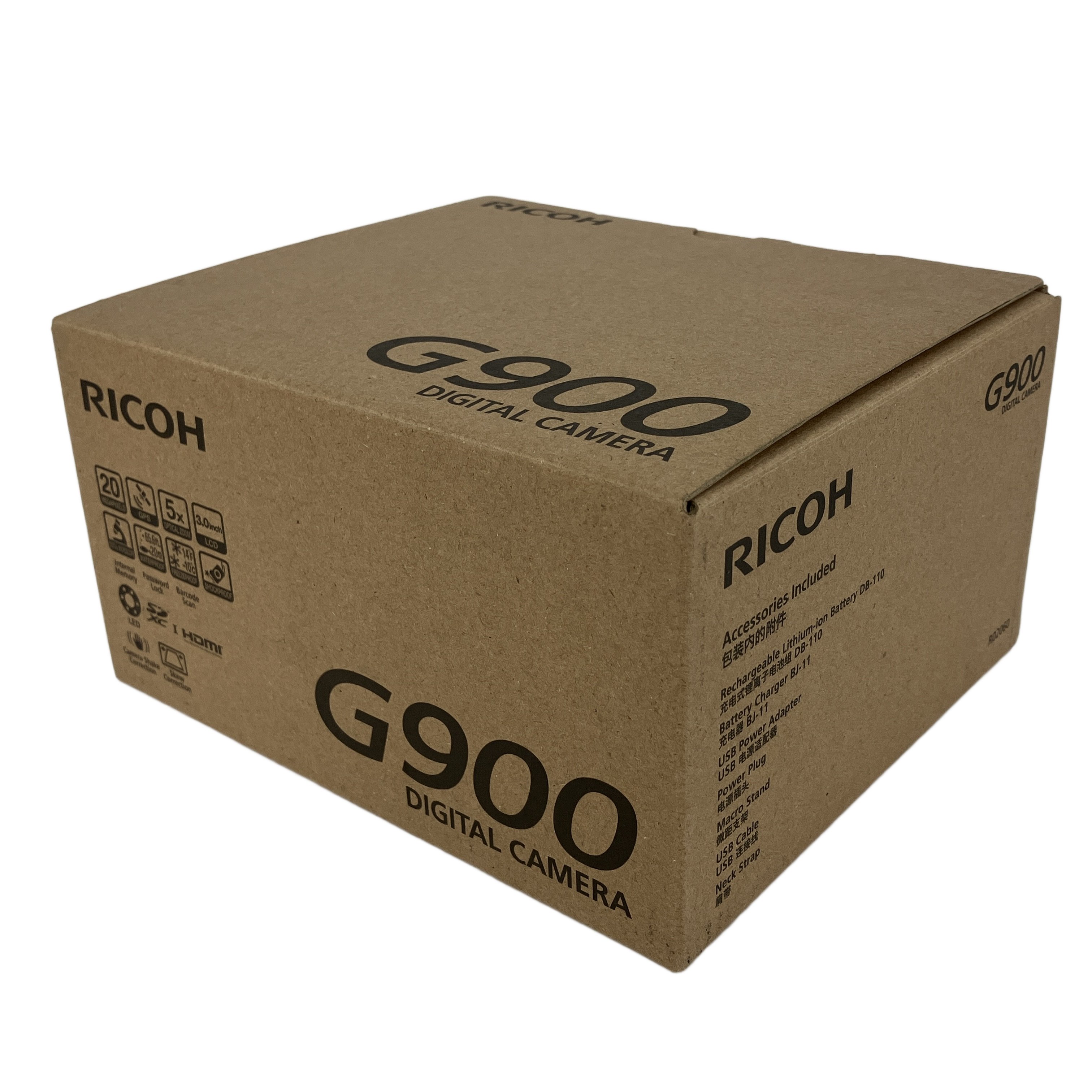 未使用 【中古】 RICOH G900 R02060 コンパクト デジタルカメラ 防水 防塵 リコー コンデジ Y11093675