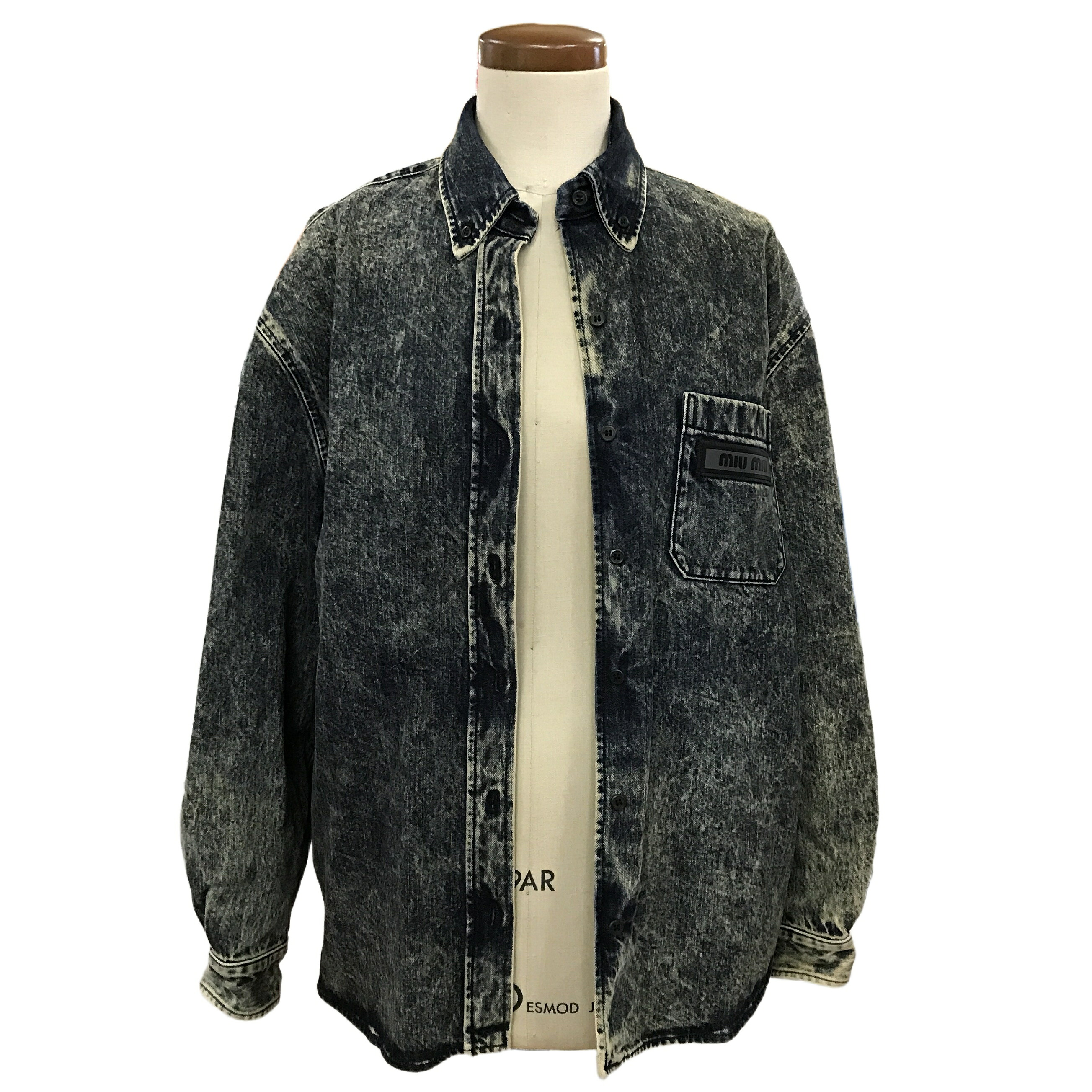 【中古】 ミュウミュウ MIU MIU ジーンズ プルオーバー 上衣 36大きさ イタリア製 レディース メンズ 中古  T11333849