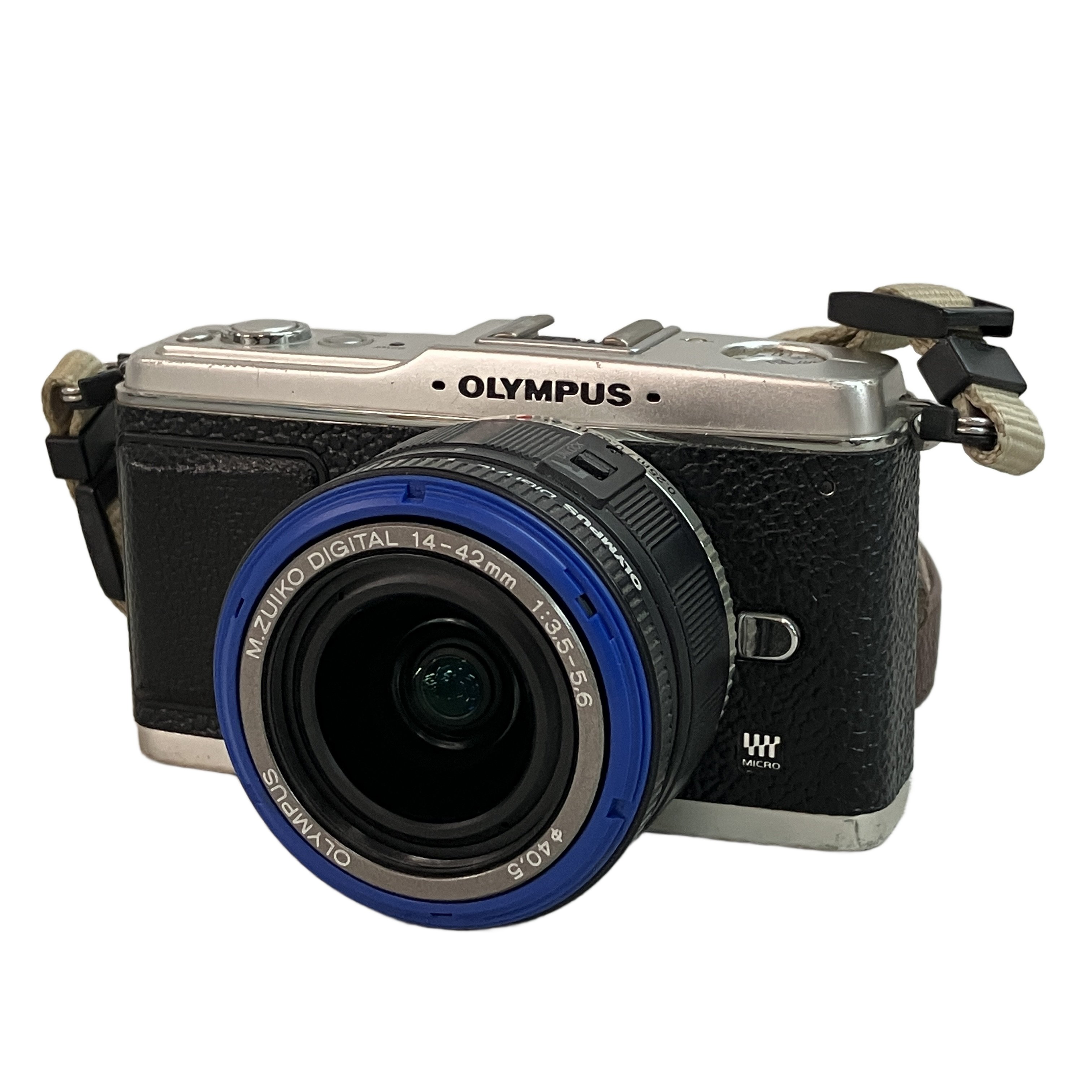 【中古】 OLYMPUS E-P1 ミラーレス 一眼 カメラ レンズセット M.ZUIKO 14-42mm F3.5-5.6 オリンパス C11094185