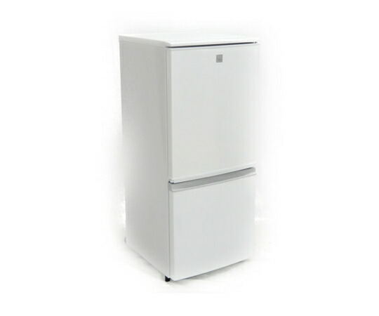 【希望者のみラッピング無料】 中古★SHARP 冷凍冷蔵庫【SJ-14E5-KW】O530 ★2018★美品 - 冷蔵庫
