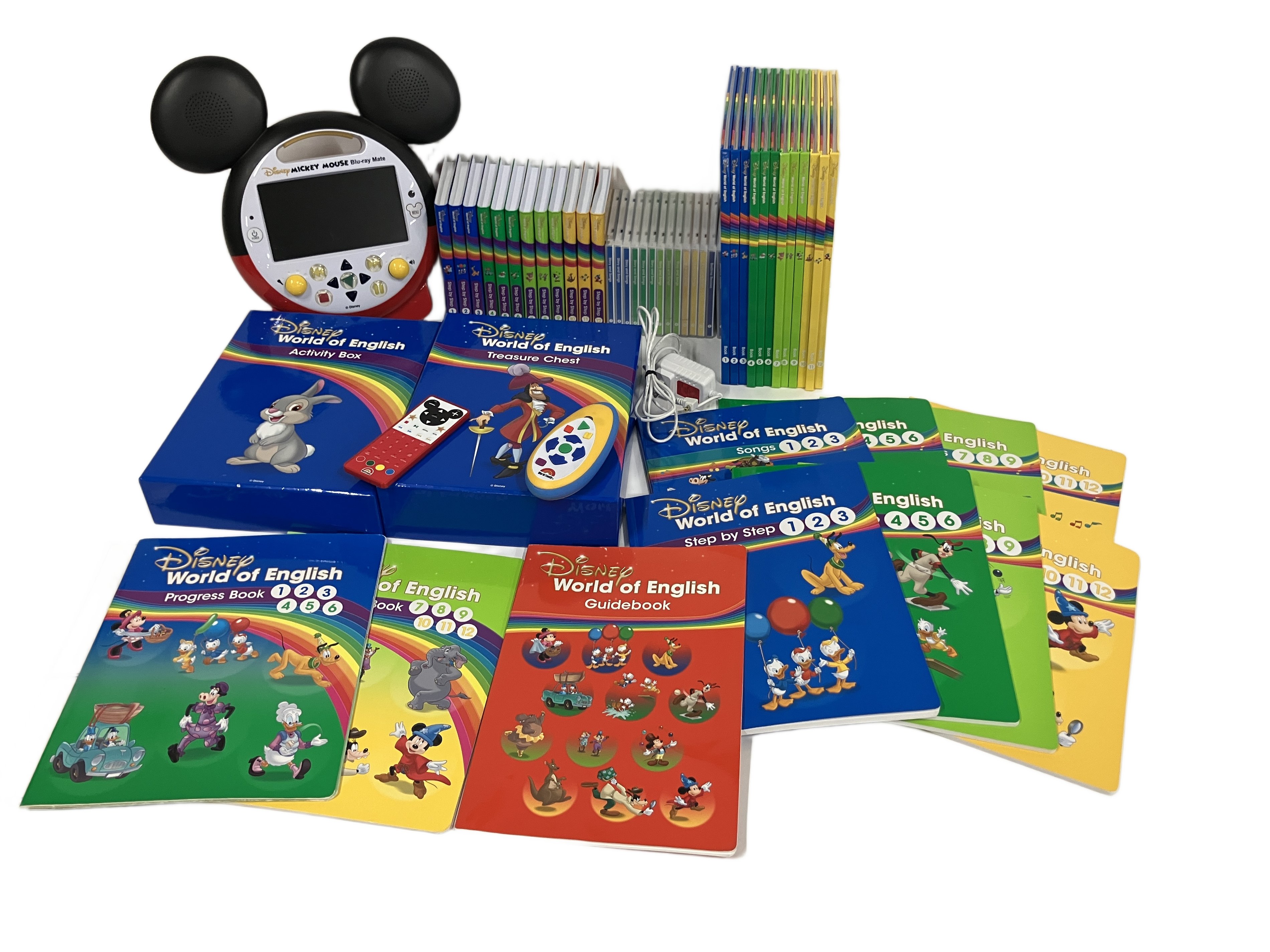 【中古】 DWE ディズニーワールドオブイングリッシュ メインプログラムセット 2019年頃 英語教材 子供 中古 B11095495