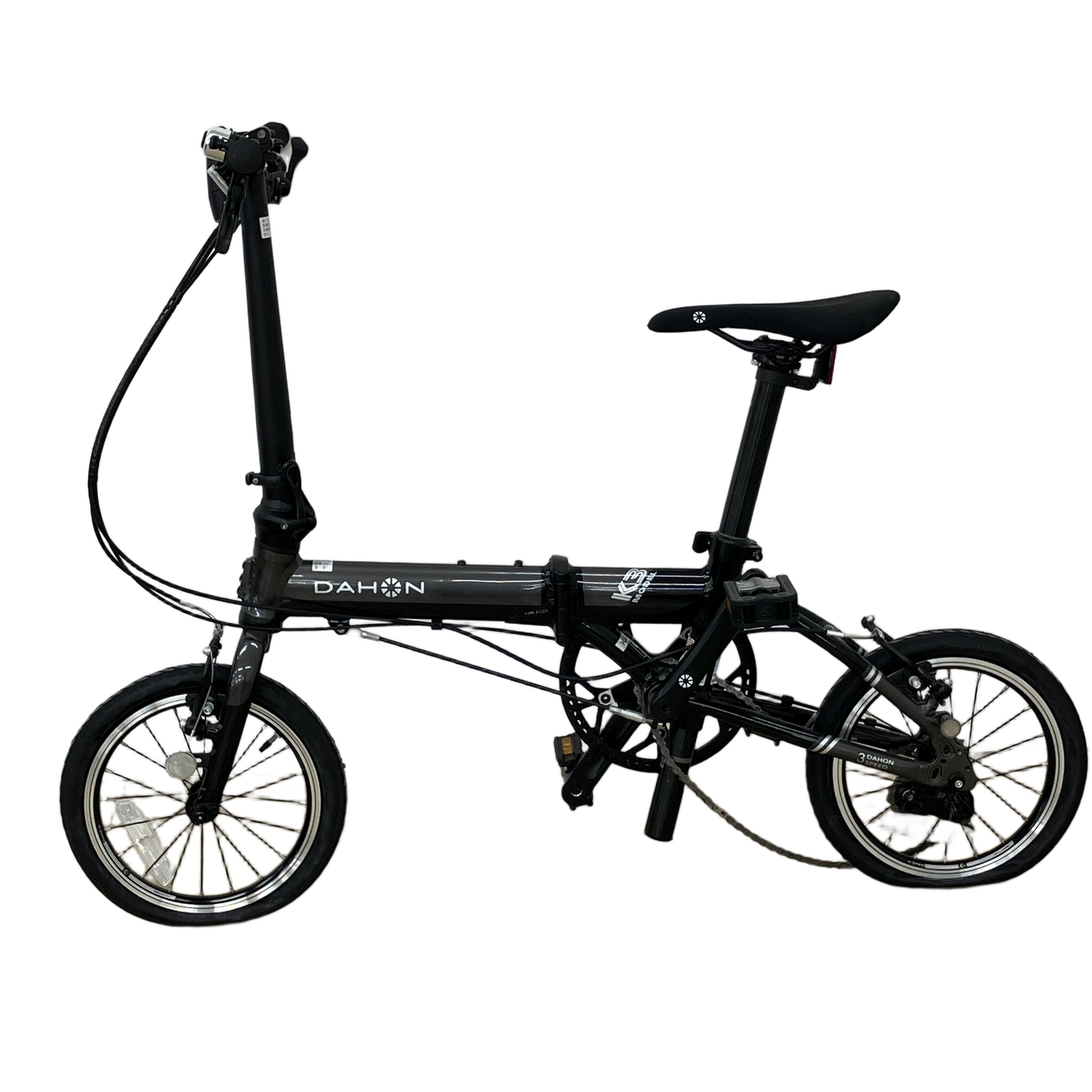 【中古】 DAHON K3 ブラック 折り畳み自転車 14インチ ダホン ジャンク 【大型】 B11005910