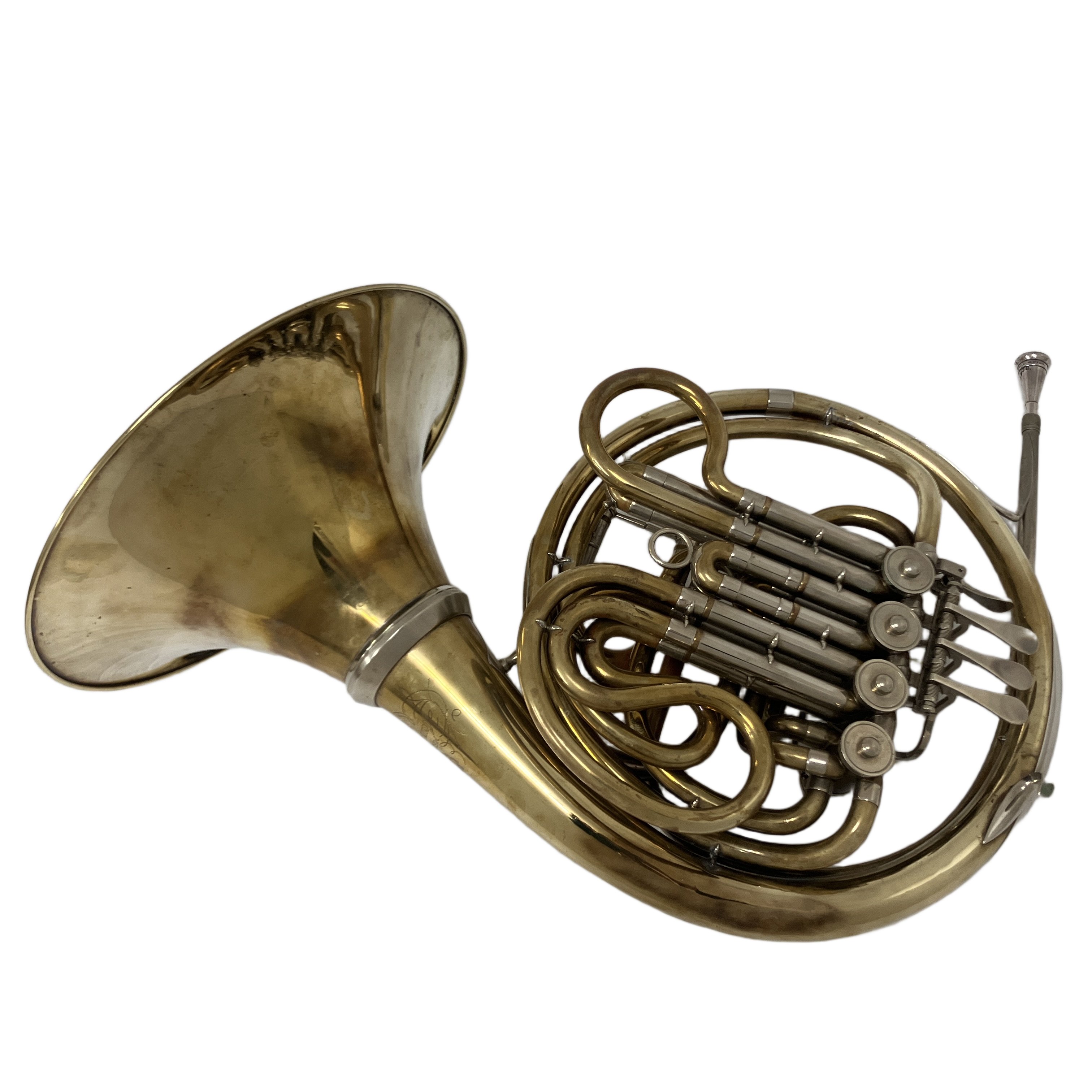 【中古】 Hans Hoyer 801 ハンス ホイヤー ホルン 1980年代 管楽器 ヴィンテージ マウスピース付 中古 O11006056