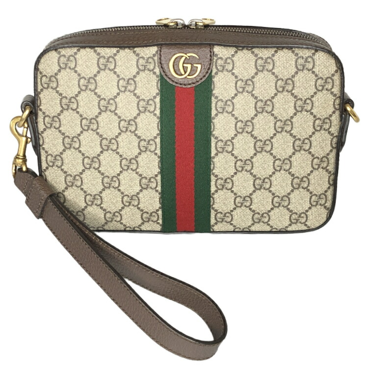 美品 【中古】GUCCI グッチ 699439 オフィディア GGスプリーム 肩肉 クラッチペダル 御徒面子 メンズ  T11276660