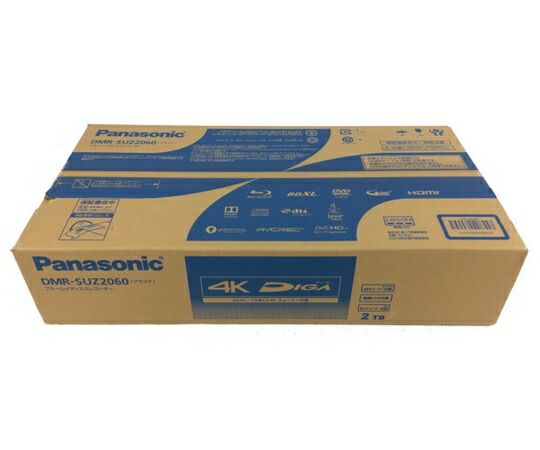 楽天市場 未使用 中古 Panasonic Dmr Suz60 パナソニック ディーガ ブルーレイ レコーダー 2tb 4k チューナー内蔵 ブラック N Rere 安く買えるドットコム