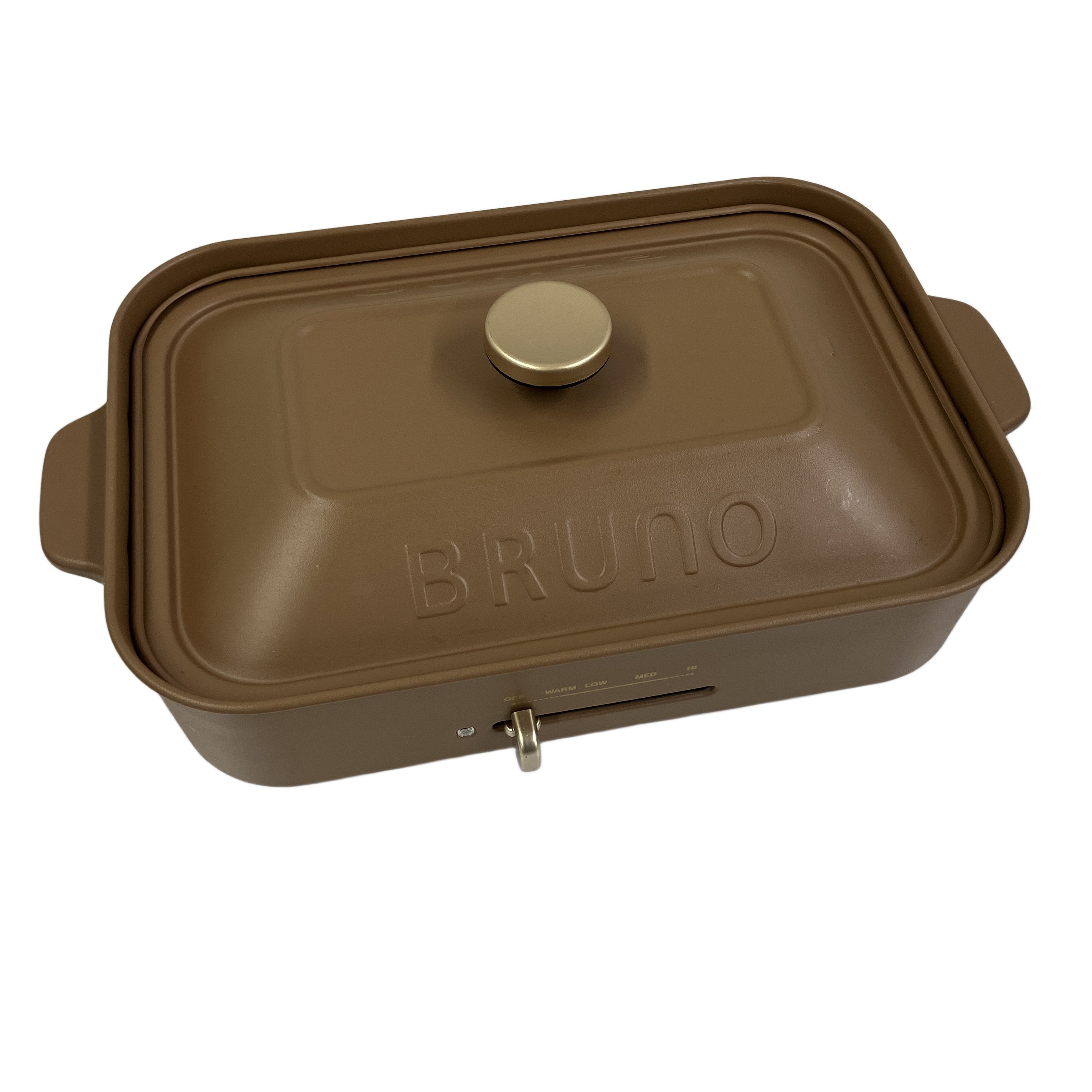 【中古】 BRUNO ブルーノ BOE021 コンパクトホットプレート 専用セラミックコート鍋付 調理家電 T11068419