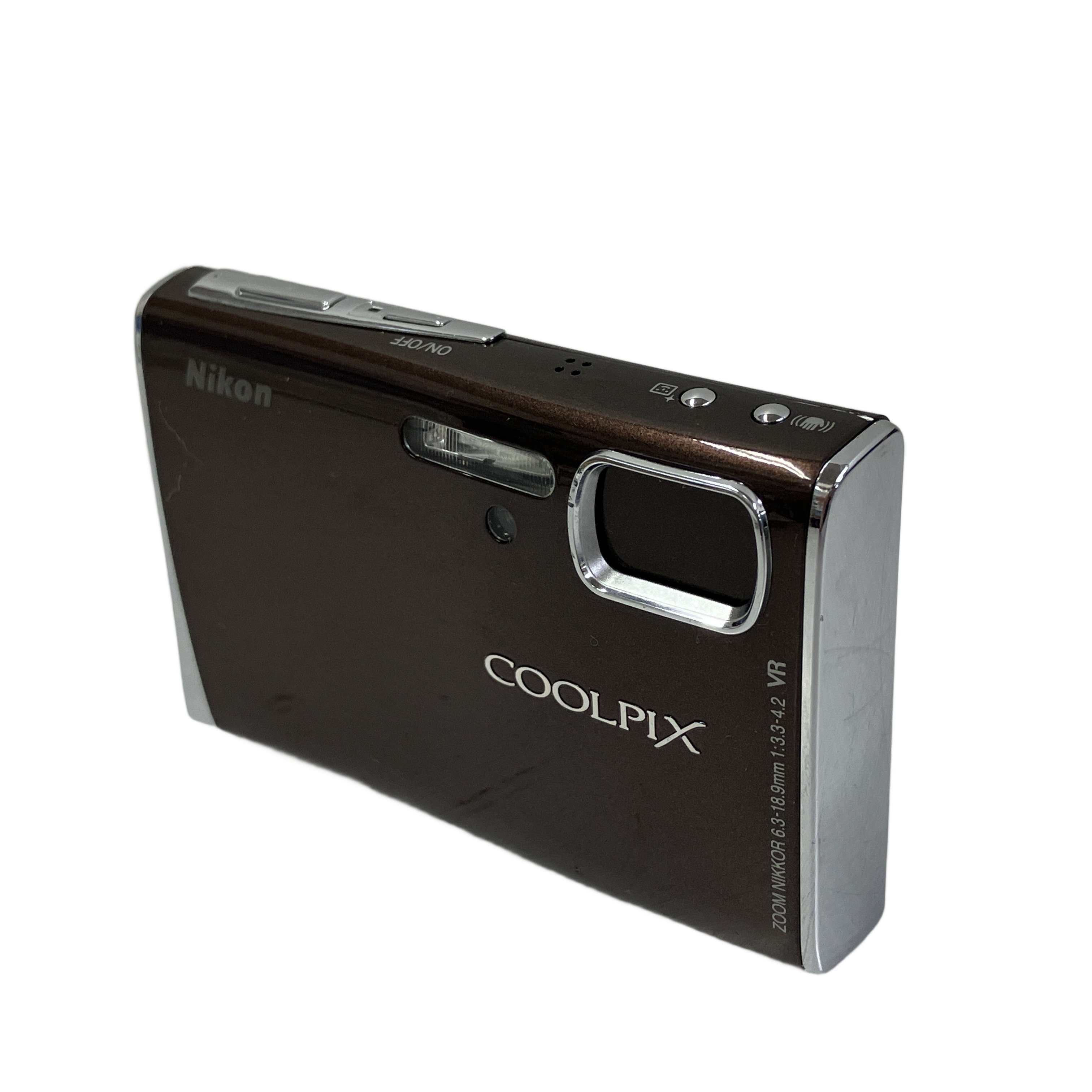 【中古】 Nikon COOLPIX S50 ブラウン コンパクトデジタルカメラ コンデジ ニコン T11098906