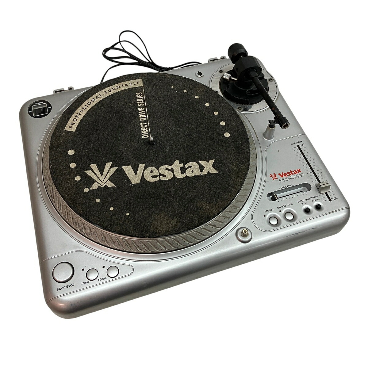 【中古】 Vestax PDX-2000 ターンテーブル レコードプレーヤー DJ 機材 音響機器 ベスタクス C11086996