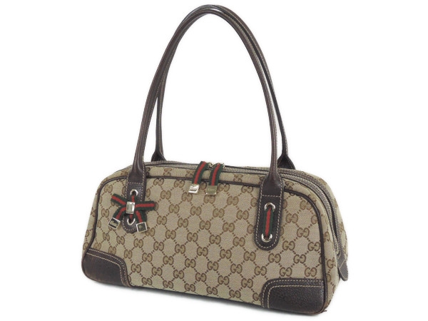 【楽天市場】【中古】グッチ GUCCI ミニ ボストン ハンド バッグ GG キャンバス 161720 Y2335163：ReRe（安く買える