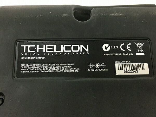 楽天市場 中古 Tc Helicon Voice Live Touch ライブタッチ エフェクター T Rere 安く買えるドットコム