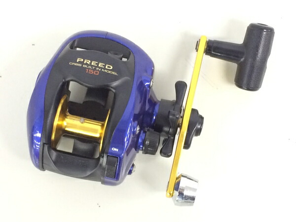 楽天市場 中古 Daiwa ダイワ Preed 150 早技 ベイト リール ライトタックルソルトウォーター用 釣具 K Rere 安く買えるドットコム