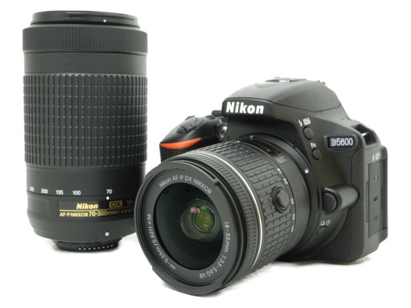 楽天市場 美品 中古 Nikon ニコン 一眼レフ D5600 ダブルズームキット 18 55 70 300 Vr ブラック デジタル カメラ Wi Fi 2400万画素 3 2型液晶 N Rere 安く買えるドットコム