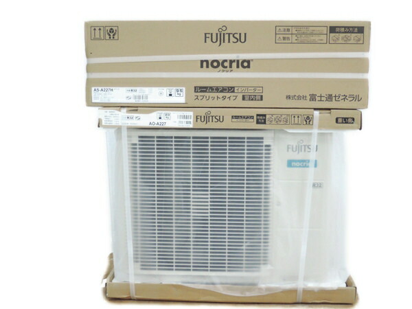 楽天市場 未使用 中古 富士通 ノクリア As A227h Ao A227 エアコン 6畳 大型 Y2927986 Rere 安く買えるドットコム