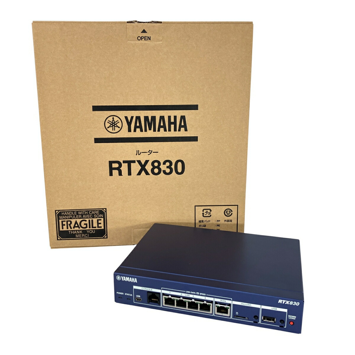 ヤマハRTX830MB通電5時間未満 YAMAHA RTX830MB 通電5時間未満