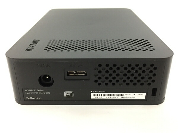 楽天市場 中古 Buffalo パソコン テレビ録画用 外付けhdd Hd Nrlc3 0 B ブラック 3tb T Rere 安く買えるドットコム