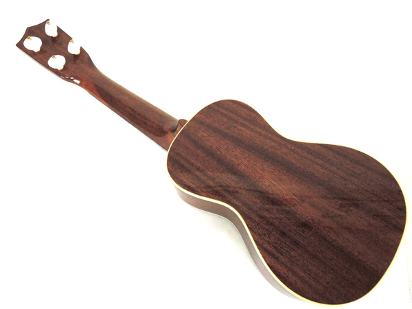 ソプラノウクレレ LOCO ukulele DUK-5T（ハードケース付き）の+