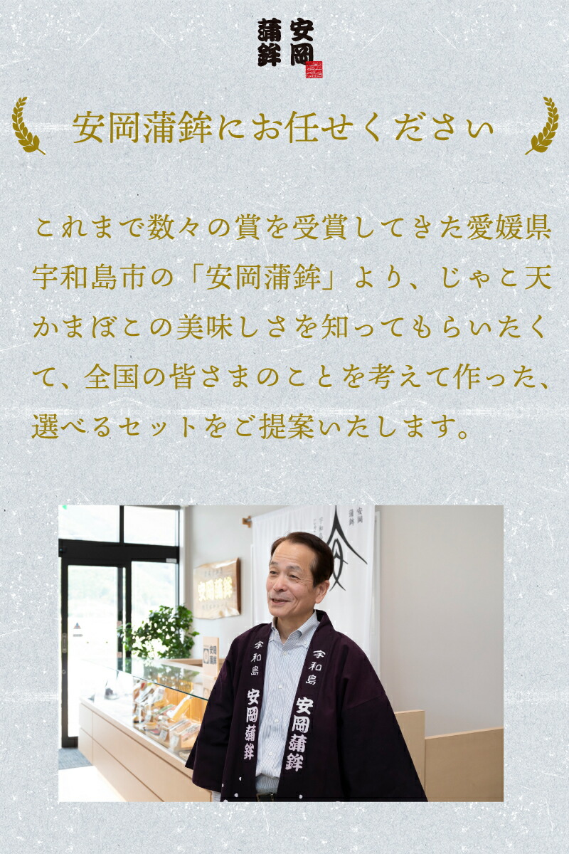 磯 詰合せ 化粧箱入りギフト お土産 じゃこてん 安岡蒲鉾 お取り寄せ 愛媛 練り物