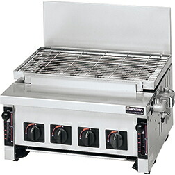 新品 マルゼンガス下火焼物器 MGKS-304 間口530×奥行535×高さ265mm 炭焼き赤外線バーナータイプ 送料無料（沖縄・北海道・一部離島を除く）車上渡し 搬入・設置別途 メーカー保証１年 37,050円