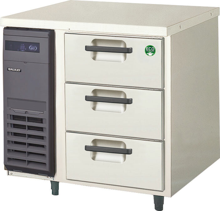 新品 フクシマガリレイ　ドロワーテーブル冷凍庫 LDW-083FX 幅755×奥行750×高さ800mm　単相100V 　メーカー直送 送料無料（一部離島を除く）車上渡し 搬入設置・別途 メーカー保証１年