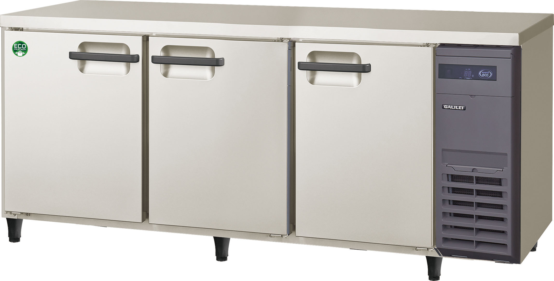 新品 フクシマガリレイ　コールドテーブル冷蔵庫 LRW-180RX-R 幅1800×奥行750×高さ800mm　ノンフロン　インバーター制御　単相100V　右ユニット　メーカー直送 送料無料（一部離島を除く）車上渡し 搬入設置・別途 メーカー保証１年