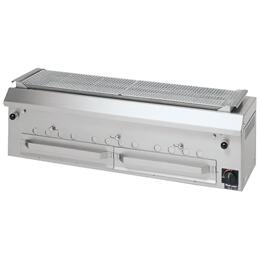 新品マルゼン　ガス焼物器　MCK-124　幅1200x奥行380x高さ350　　メーカー直送　 送料無料（一部離島を除く）　車上渡し 　搬入設置・別途 　メーカー保証１年
