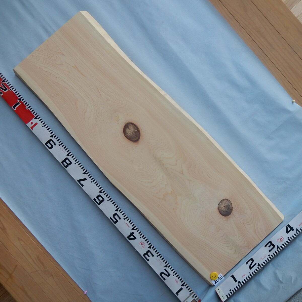 楽天市場】【送料無料】無垢 棚板 テーブル 皮付 机 天板 板 一枚板