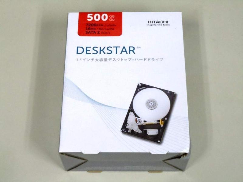 日立 HGST Deskstar パッケージ版 3.5inch 500GB 16MB 7200rpm 0S02600