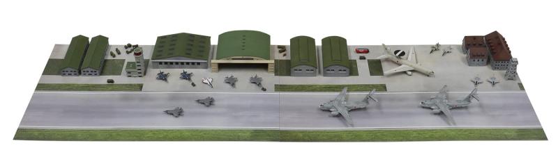 ピットロード 1/700 SPSシリーズ 航空自衛隊基地2 飛行場情景ペーパーベース(180×280mm 2枚入) プラモデル SPS16
