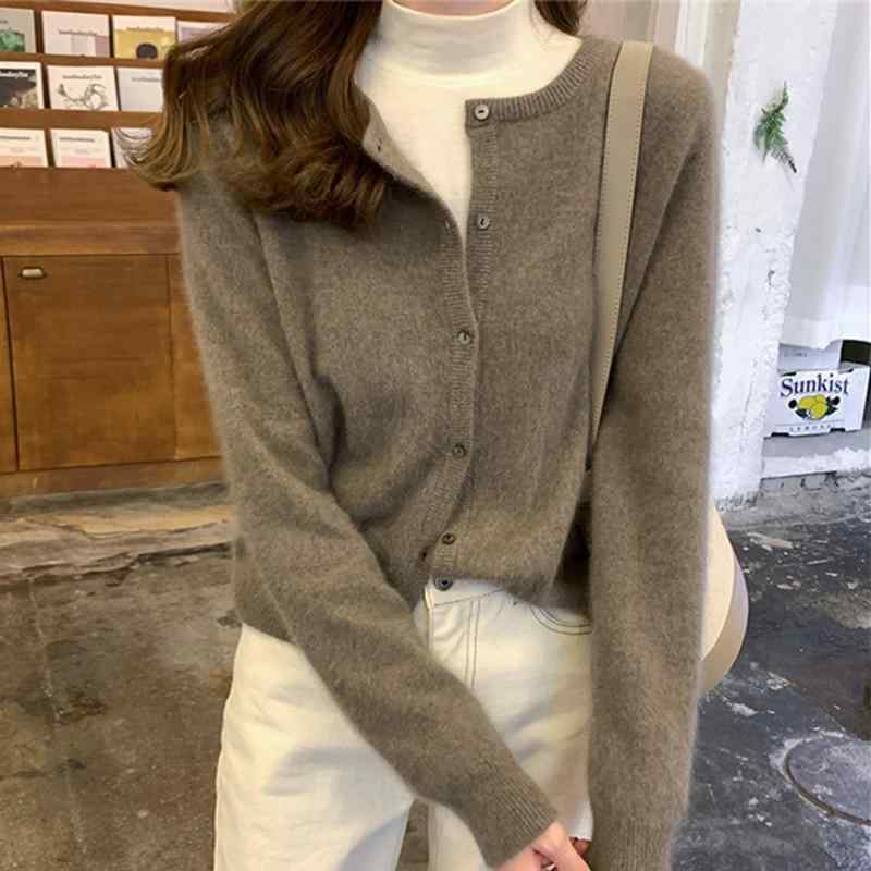 亭主もち用 レトロ 編み物 ジレー 羊毛  混紡 ゆったり 影ぼうし 秋冬 優しいこと 伸び伸びする 表現スタイル 羽織り トップス