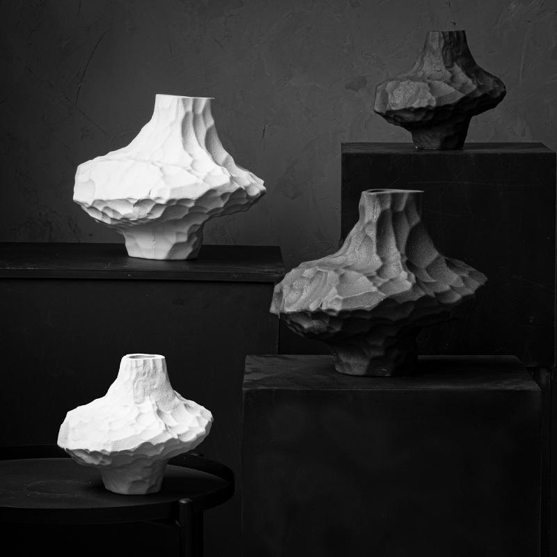 花瓶 北欧 陶器 インテリア 装飾品 リビングルーム用 ルーム 生け花 水耕栽培 高級感 アート 置物 モダン シンプル 洗練