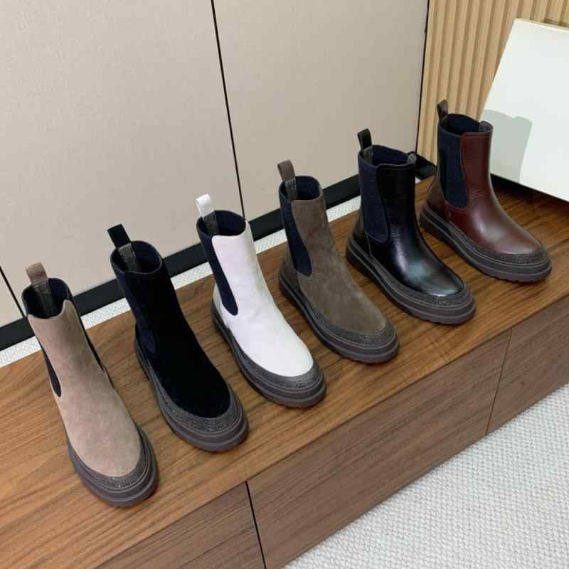 メンズ チェルシーブーツ レトロ風 スエードクロス原料品 ラウンドトゥ 牛皮 ビーズチェーン店 厚底気魂 か細い影ぼうし 遊撃手丈 アンクルブーツ 心地よい表現スタイル 普段使い