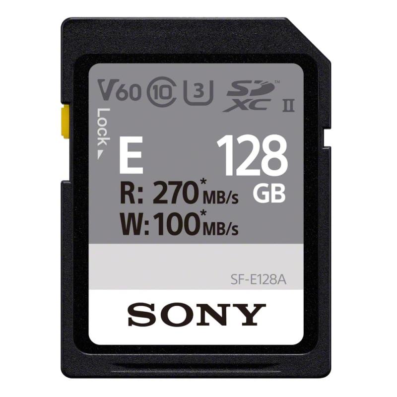 ソニー SONY SDXC 記憶装置歌留多 128GB 空想科学小説-E128A Class10 UHS-II相応う