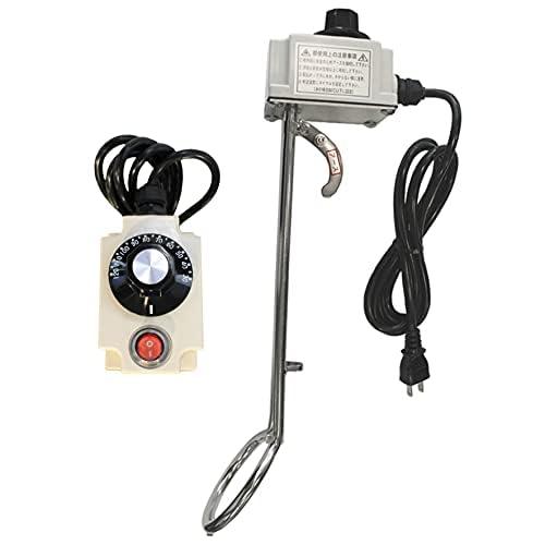 【Nagecom 大栄電熱】 パイプヒーター 温度調節 DC-1000s（430mm×65mm）サーモスタット 投げ込みヒーター 湯沸かし 温水 保温 追い焚き サーモ バケツヒーター