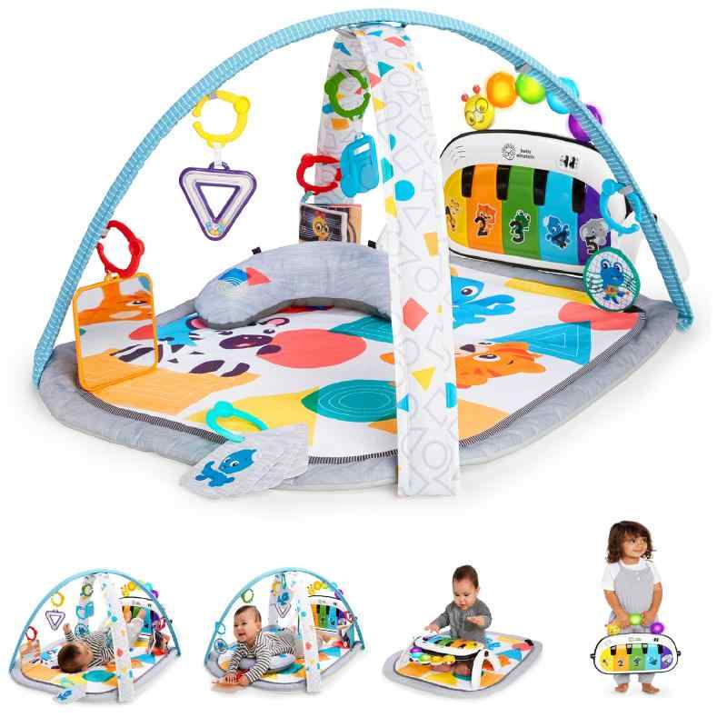 もの言う花知恵袋 Baby Einstein 4 インチ 1 キッキンチューンズ・ジム 【0ヶ月～】 快い音 ともし火 知育手あそび インストゥルメント 室内遊具 新生児 赤ちゃん 11749
