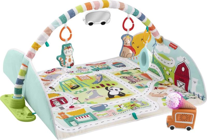 フィッシャー必要経費(fisher price) 3WAY 遊べる軍用地図つや消しに変身もの言う花体育館 【0カ月~】【知育手あそび】【布手あそび】GJD41