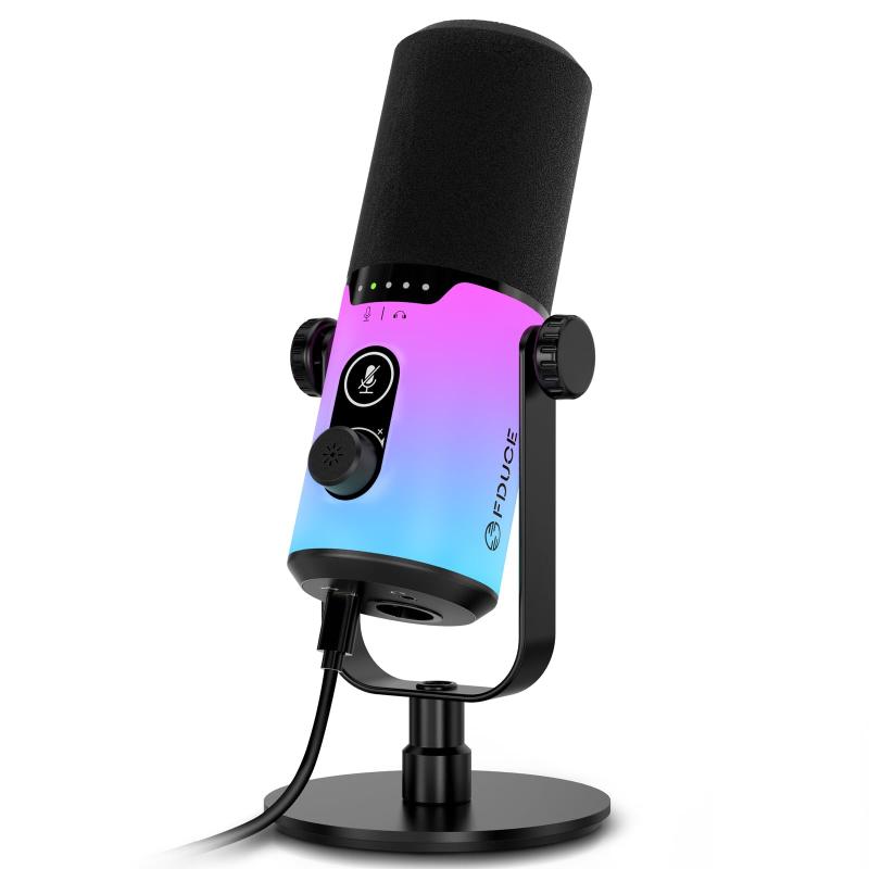 FDUCE USB/XLR ゲーミングダイナミックマイク ポッドキャスト録音用