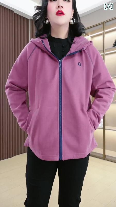 カーディガン レディース 秋冬 ゆったり 大きめサイズ ぽっちゃり対応 フード付き スウェット トップス カジュアル 普段使い 柔らかい素材 レイヤード コーディネート ミドルゲージ 暖かみ ベーシックスタイル