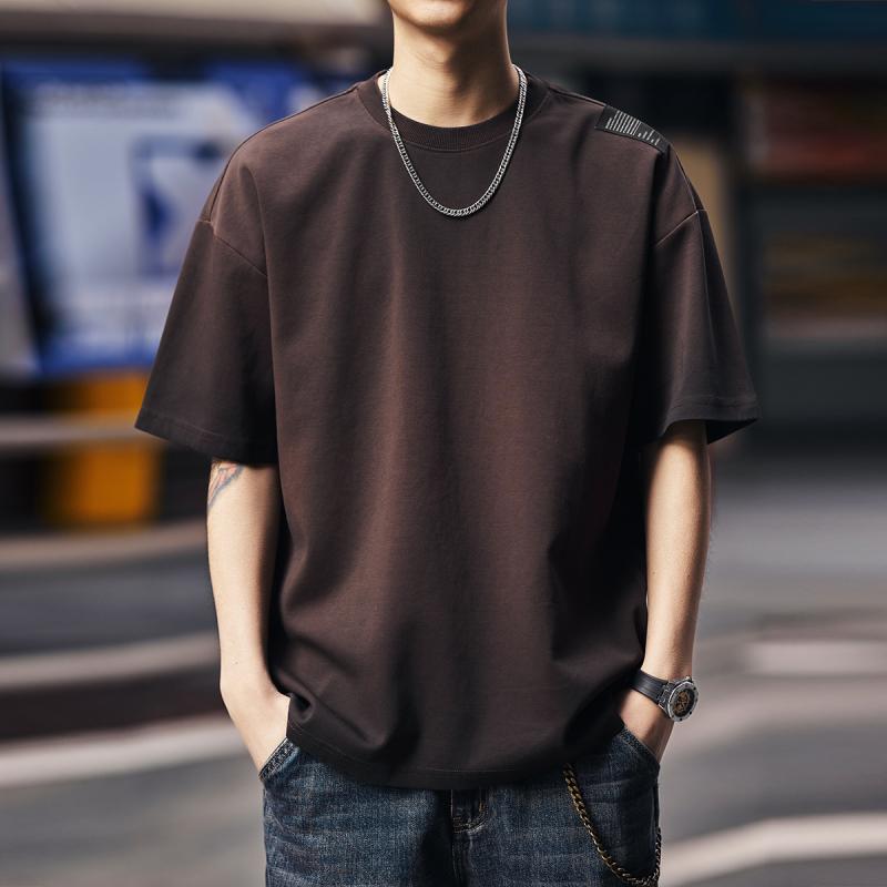 Tシャツ メンズ 夏用 ゆったり カジュアル 半袖 トップス アメリカンスタイル ストリートファッション ビッグシルエット 普段使い 吸湿速乾