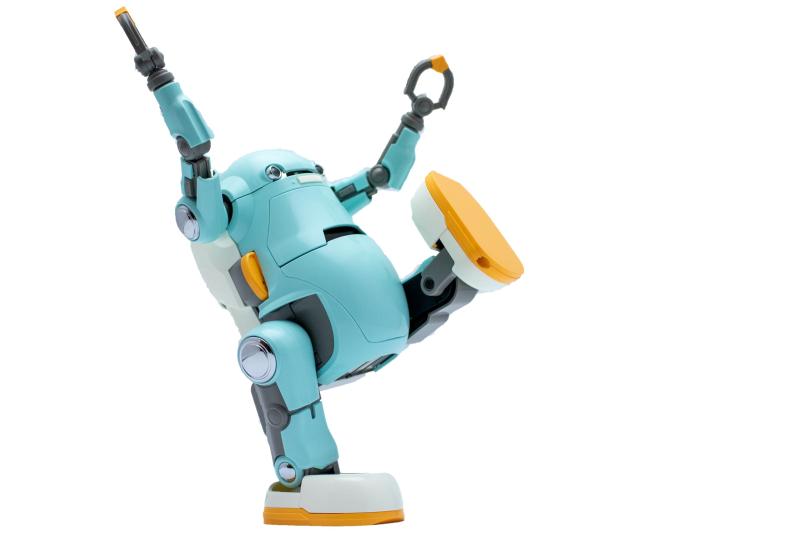 あるくメカトロウィーゴ(Walking MechatroWeGo) プログラムで動かす小型二足繰出し自動人形